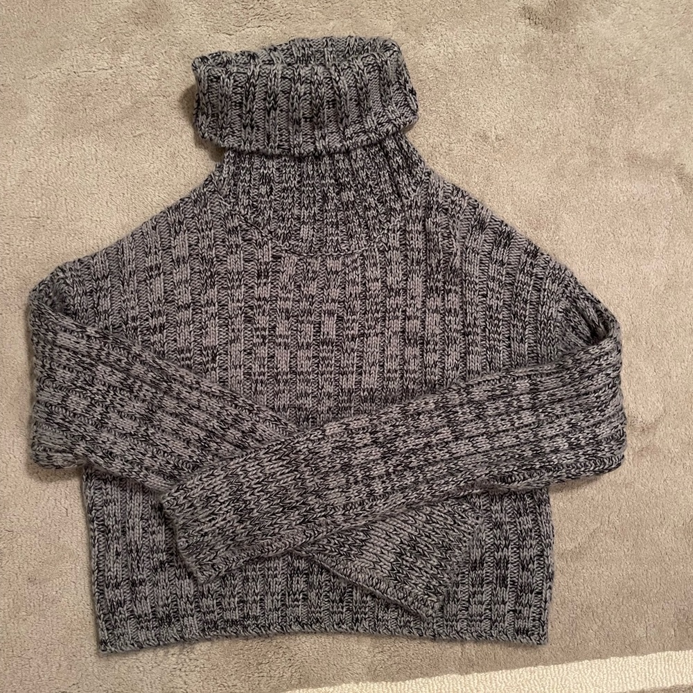 Urban Outfitters Grey/Black Cowl Neck Sweater